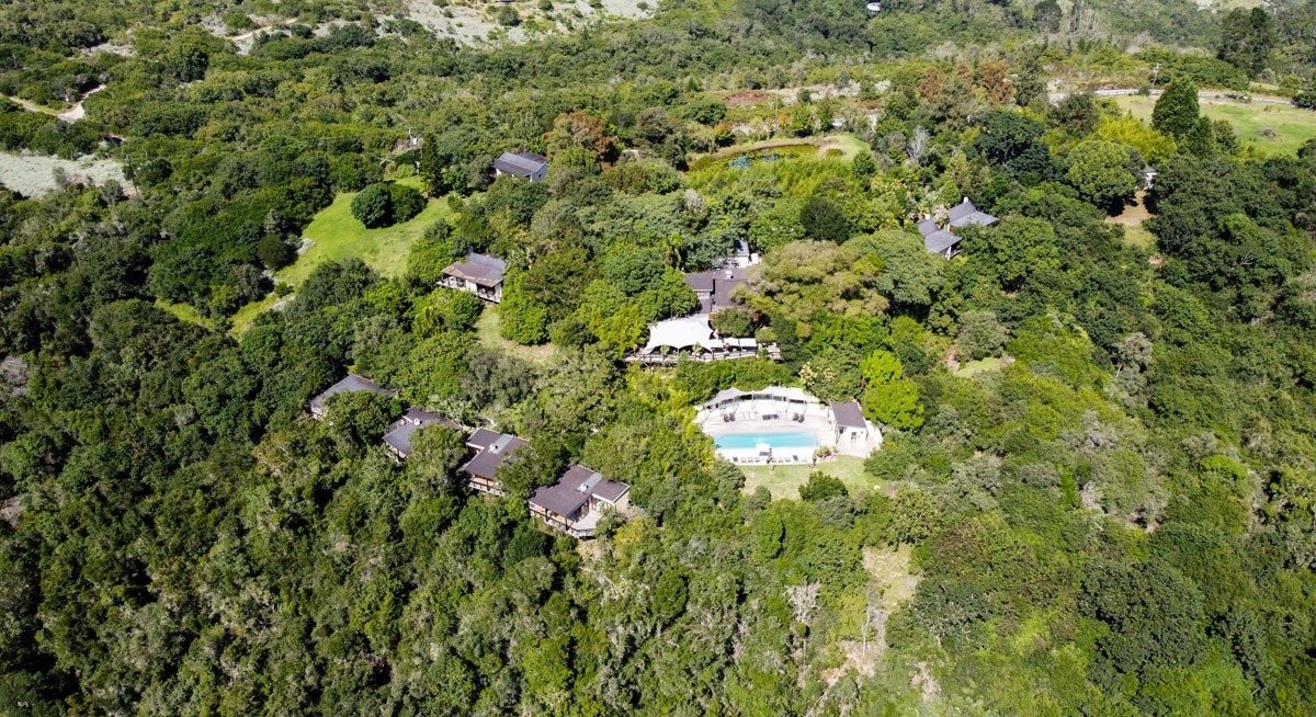 Hog Hollow Country Lodge Aerial View